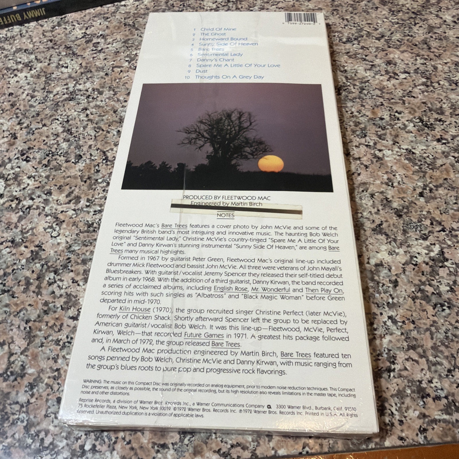 Fleetwood Mac Bare Trees New Sealed Cd Longbox Beauty !