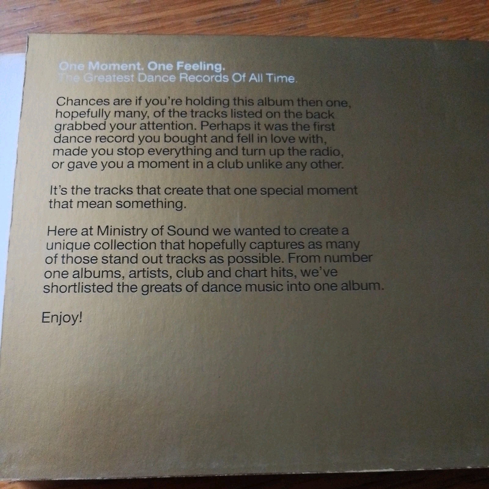 Ministry of Sound One – 3x CD Album – 54 Greatest Dance Tracks – 2009 Pre owned