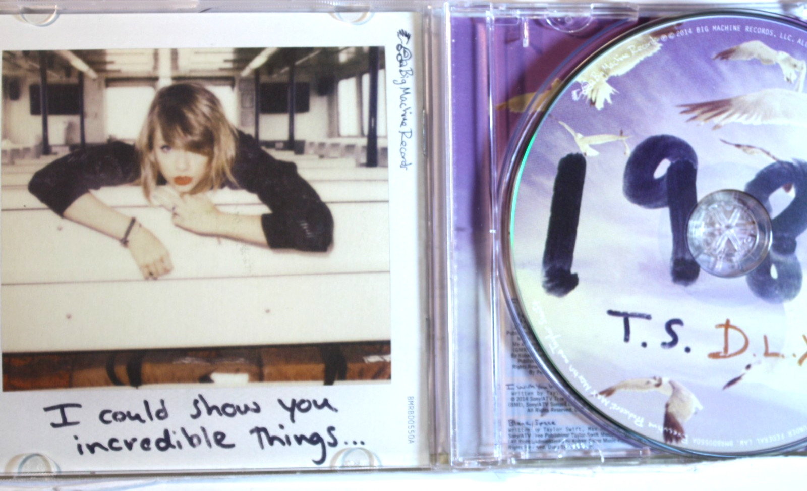 TAYLOR SWIFT “D.L.X.” 1989 – (CD w/Slipcover) G+ Cond Ships Free