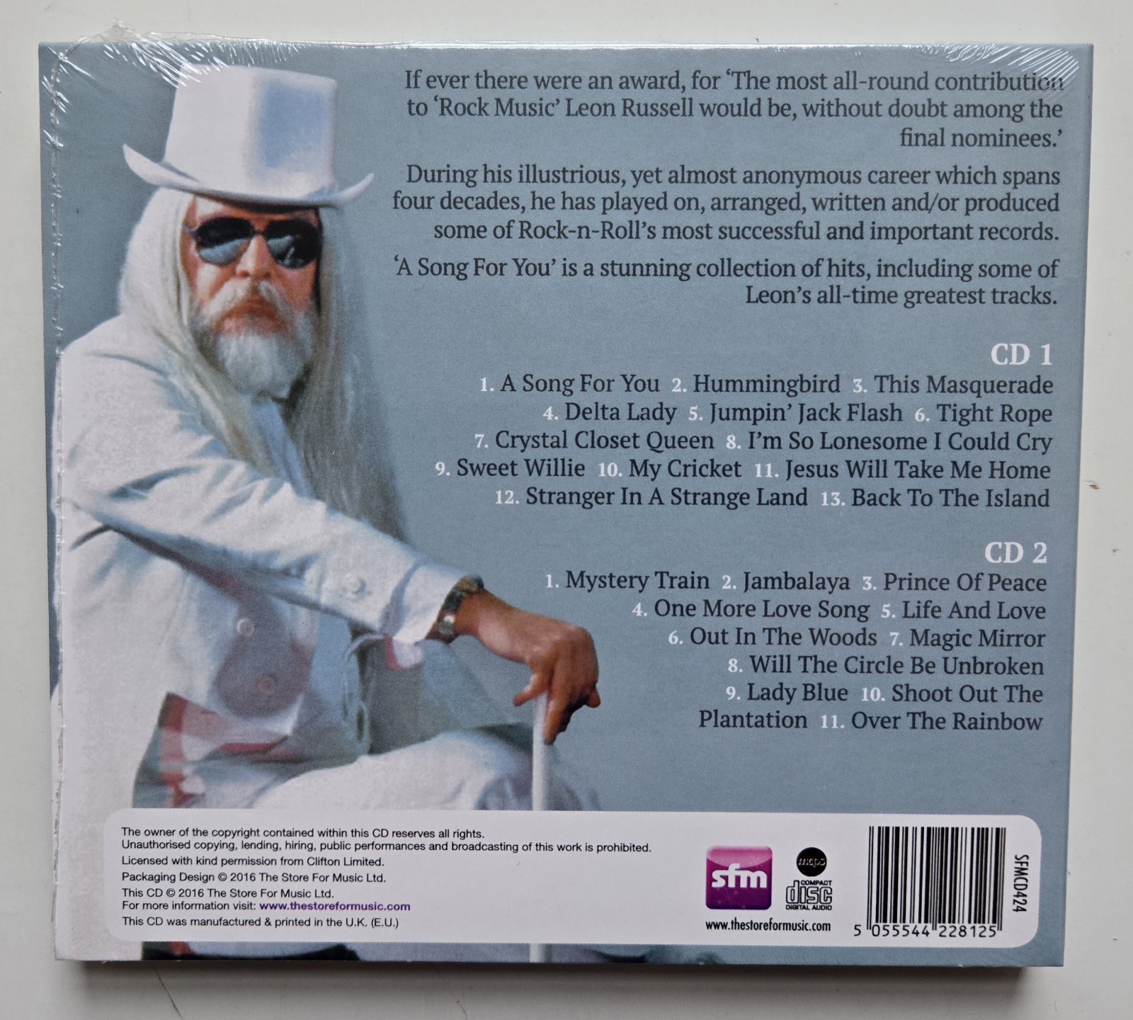 Leon Russell – A Song for You – 2 x CD 2016 NEW & SEALED
