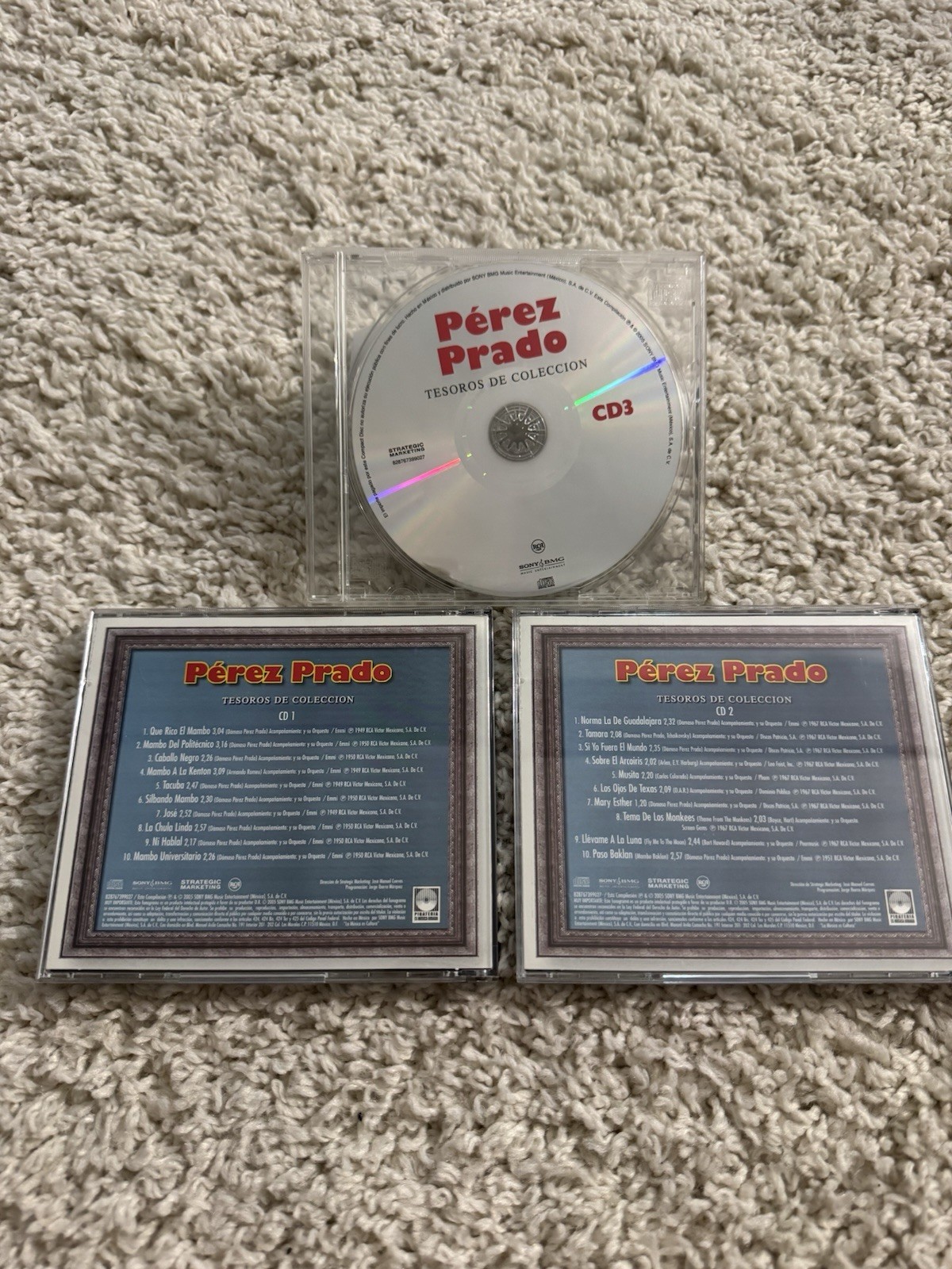 Sony BMG Music Entertainment Pérez Prado Tesoros de Colección CD Mambo 3CDs