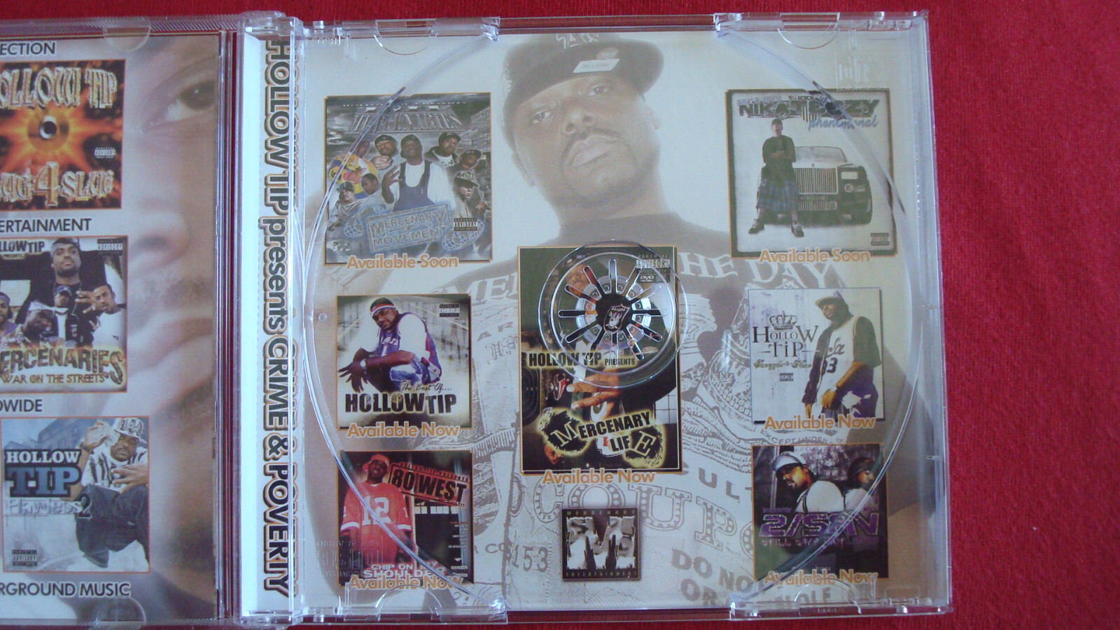 Hollow Tip: Crime & Poverty (NEW-Opened SUPER RARE CD) A-Wax, Smigg Dirtee