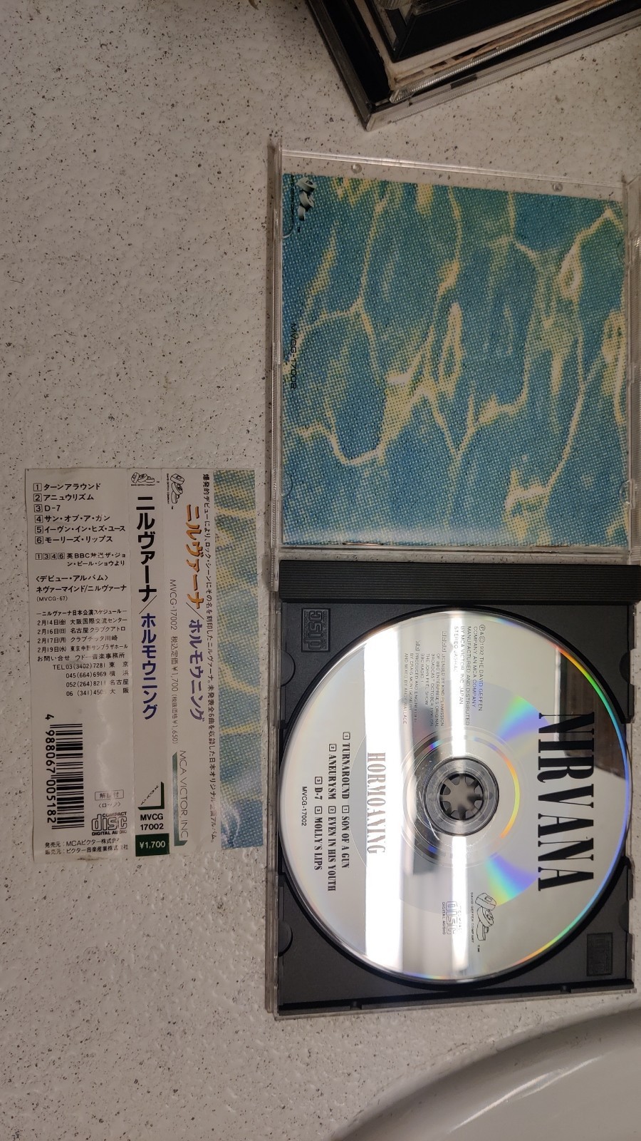 Nirvana Autograph And Discography. CDs And Cassettes Promo Copy Hormoaning