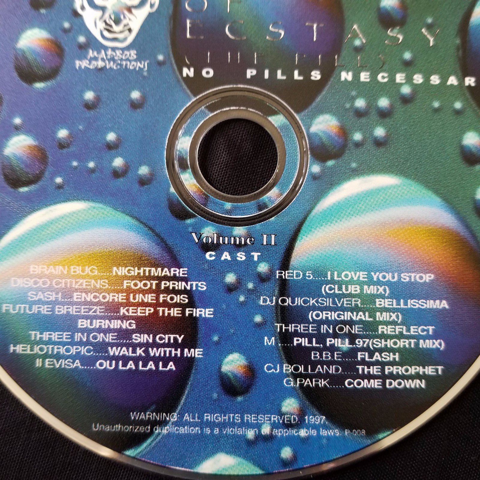 2 CD’s 75 Min Of Ecstasy From A DJ’s Mind 1997 Mad Bob Productions England