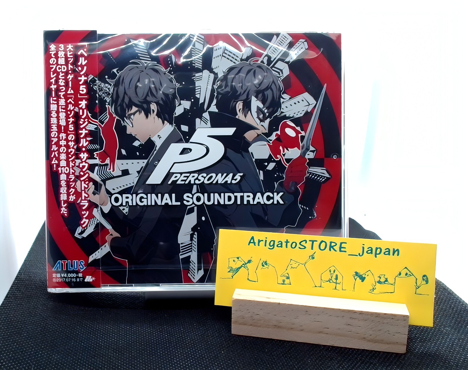 Persona 5 Original Soundtrack Lyn 3CD OBI OST Game Music Atlus 2017 Japan