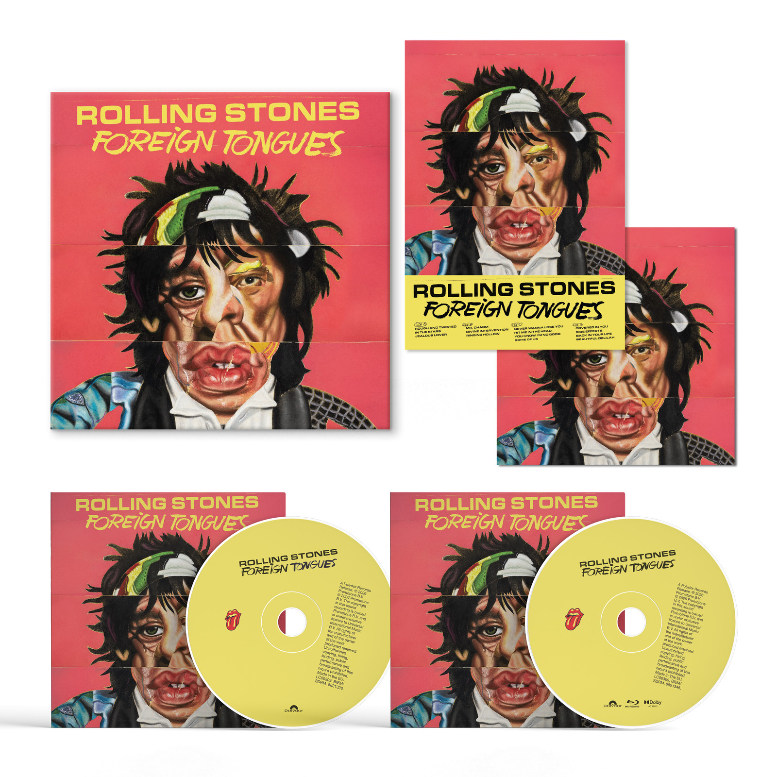 The Rolling Stones – (PRESALE 7/10/26) Foreign Tongues (IEX CD/Blu-Ray Audio Box