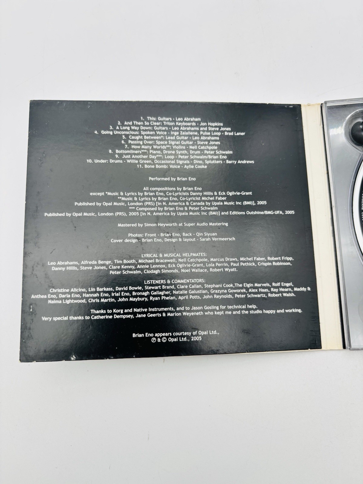 Another Day on Earth [Digipak] Brian Eno (CD, Hannibal Records) RARE OOP Tested