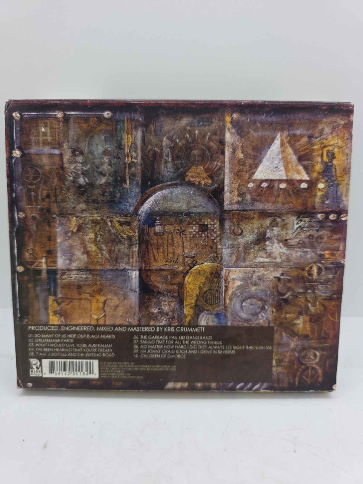 Jonny Craig – A Dream Is A Question You Don’t Know How To Answer CD w/Slipcase