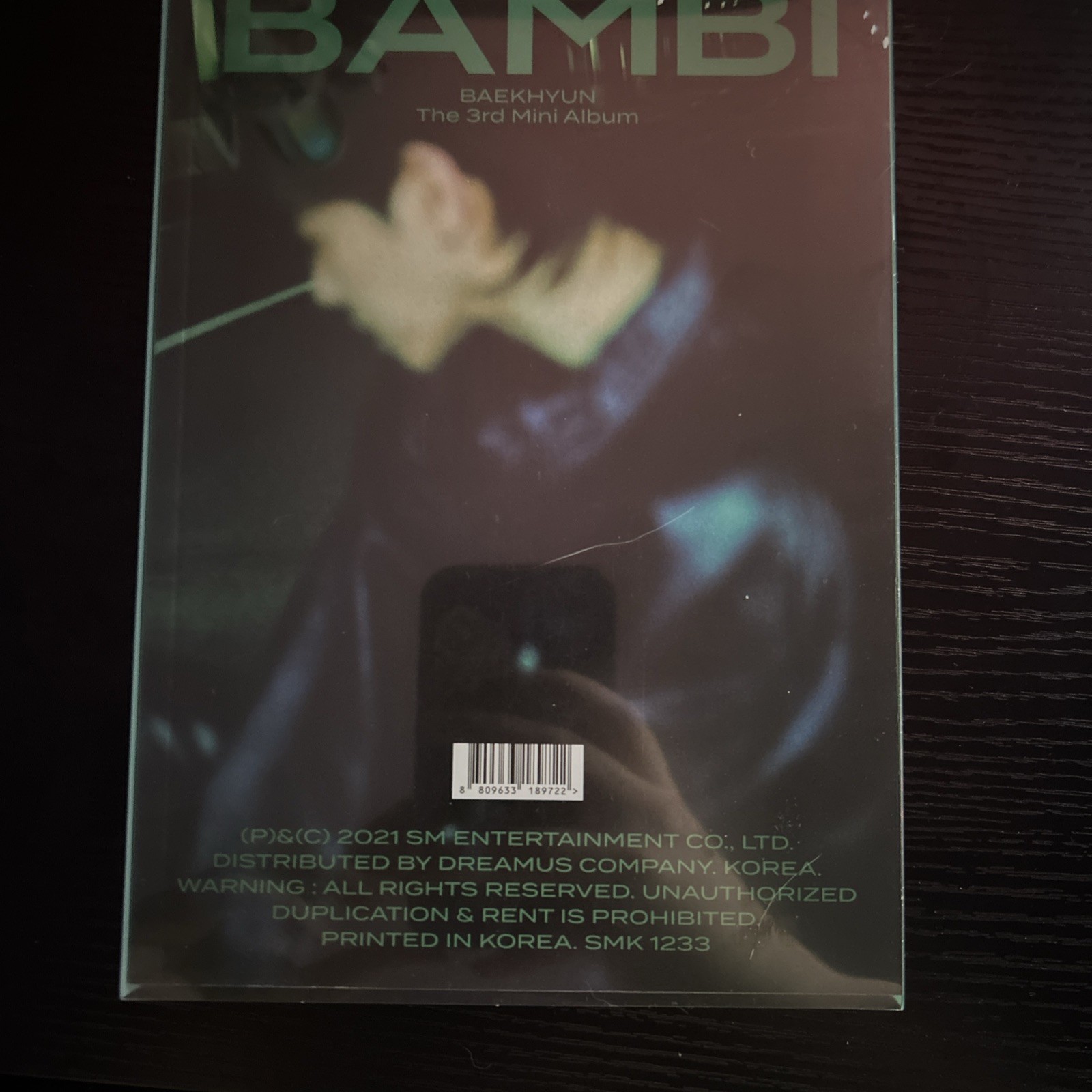 Baekhyun 3rd mini album Babmbi (Night Rain photobook version)