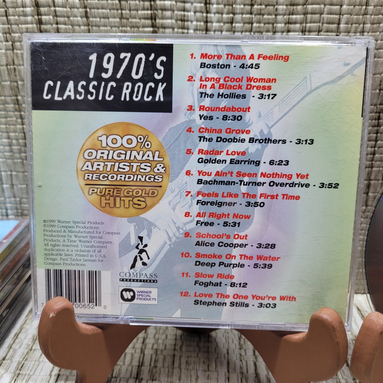 Various – 1970’s Classic Rock USED CD
