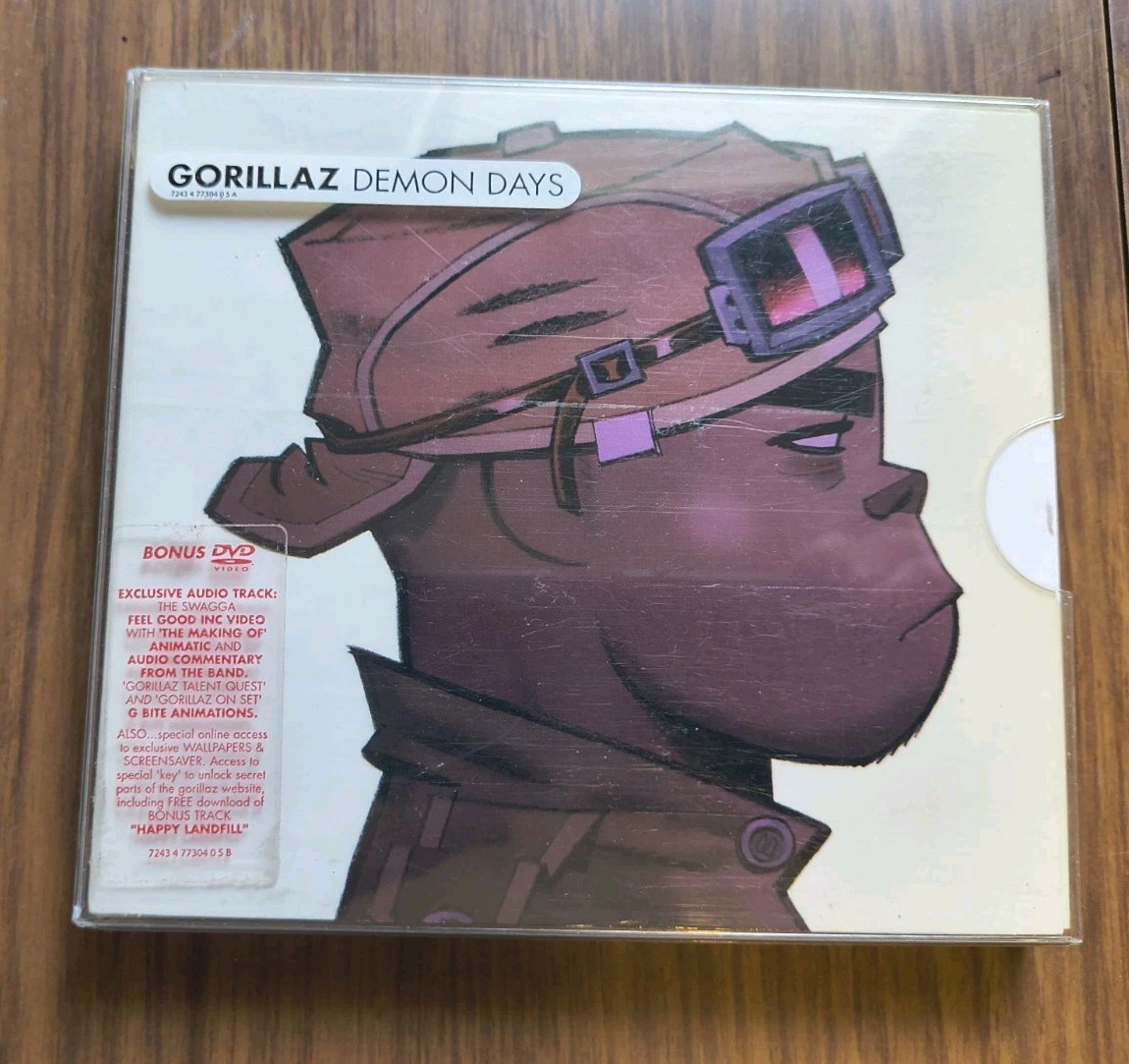 Gorillaz – Demon Days CD/DVD Album (Parlophone, 2005) VG+