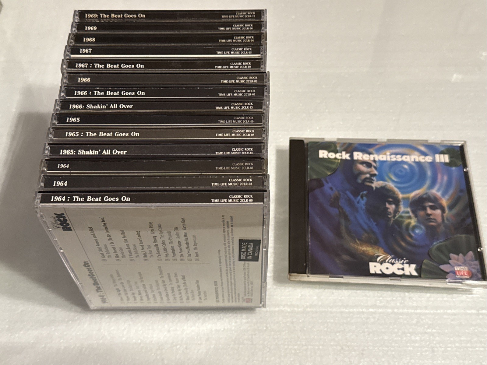 [TL3] 15 Time Life “CLASSIC ROCK” CD Lot 1960s 60s BEAT GOES ON SHAKIN’ ALL OVER