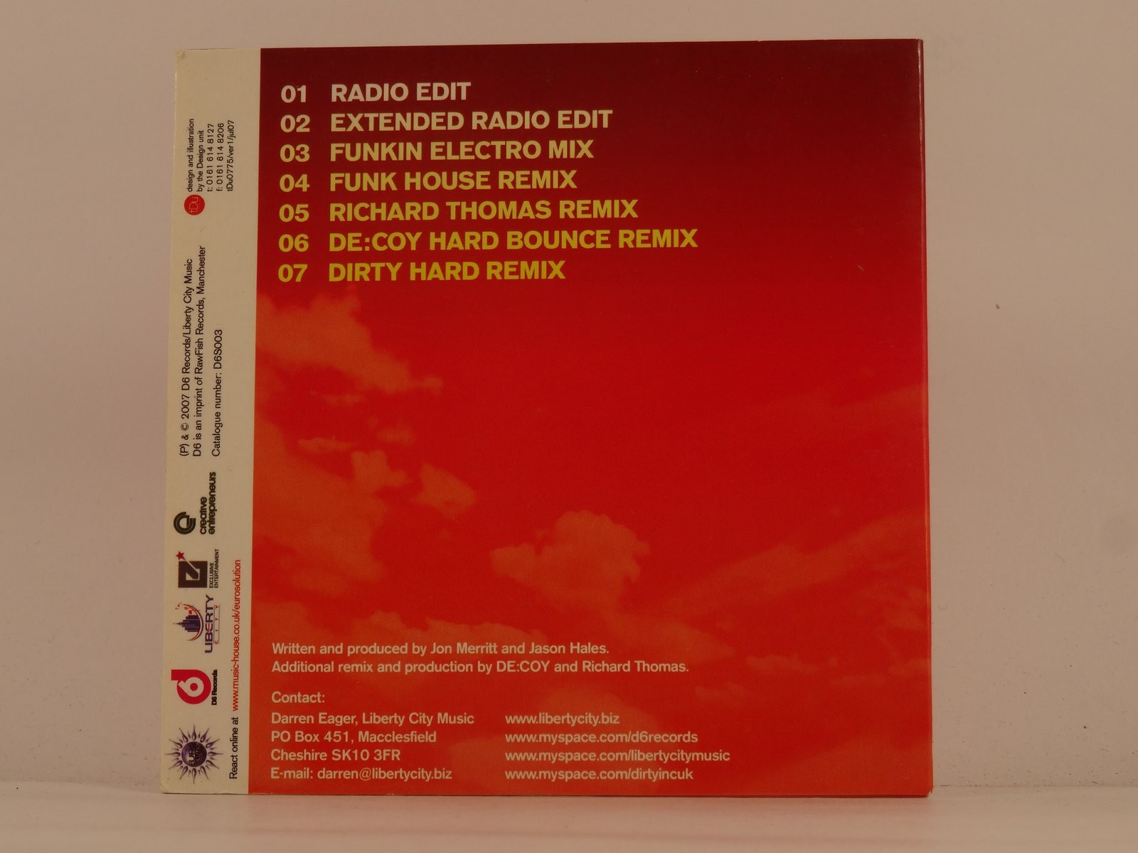 DIRTY INC FT KELLEAH EXPRESS YOURSELF (A18) 7 Track Promo CD Single including Ca