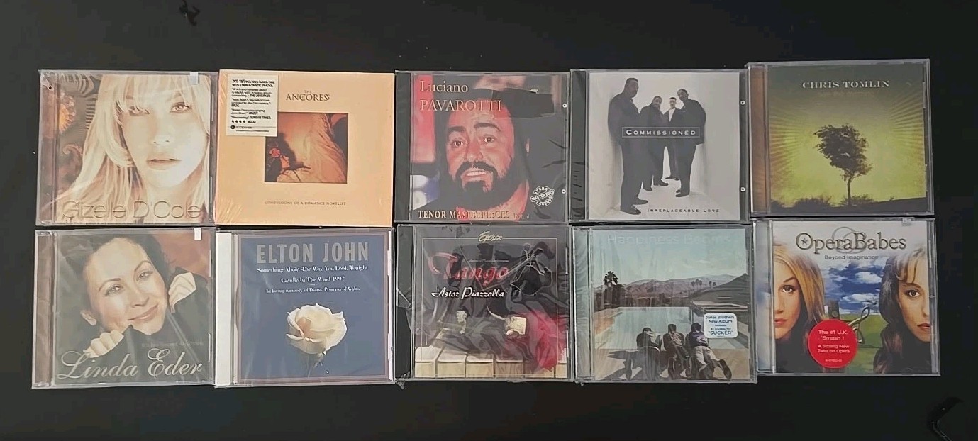 Mixed Genre”Sealed/ New” 10 Cd Lot See Pics For Titles FAST SAFE SHIPPING