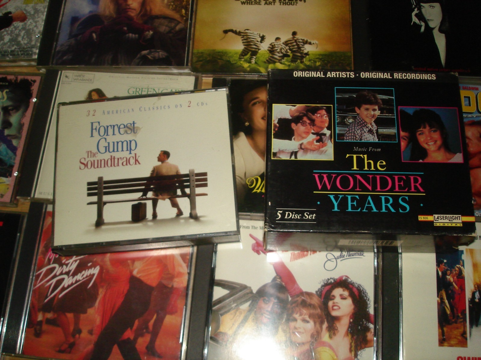 Lot of 52 movie and tv soundtrack cds Various artists/titles