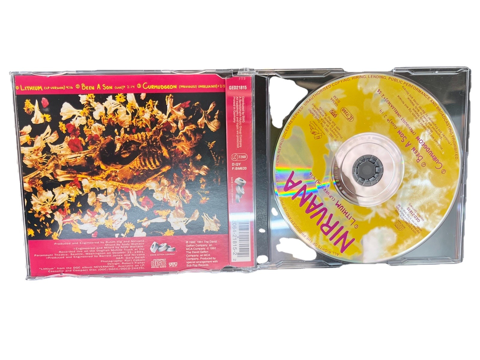 Nirvana “Singles” CD Box Set, 1995, Geffen Records