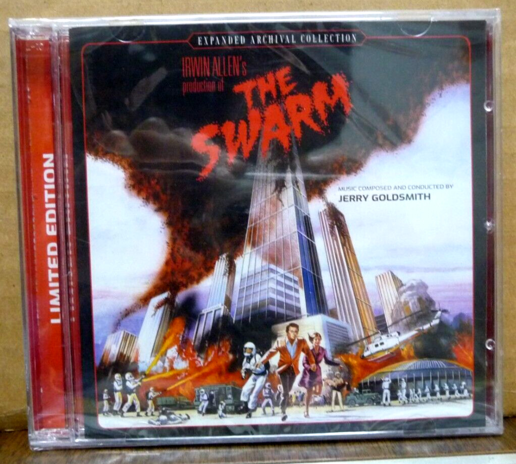 THE SWARM Jerry Goldsmith 2-CD Limited Edition SCORE Expanded NEW La-La Land OOP