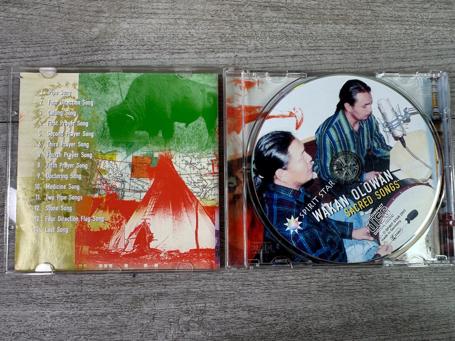 Wakan Olowan – Sacred Songs CD 2003 Native American Spirit Star Germany