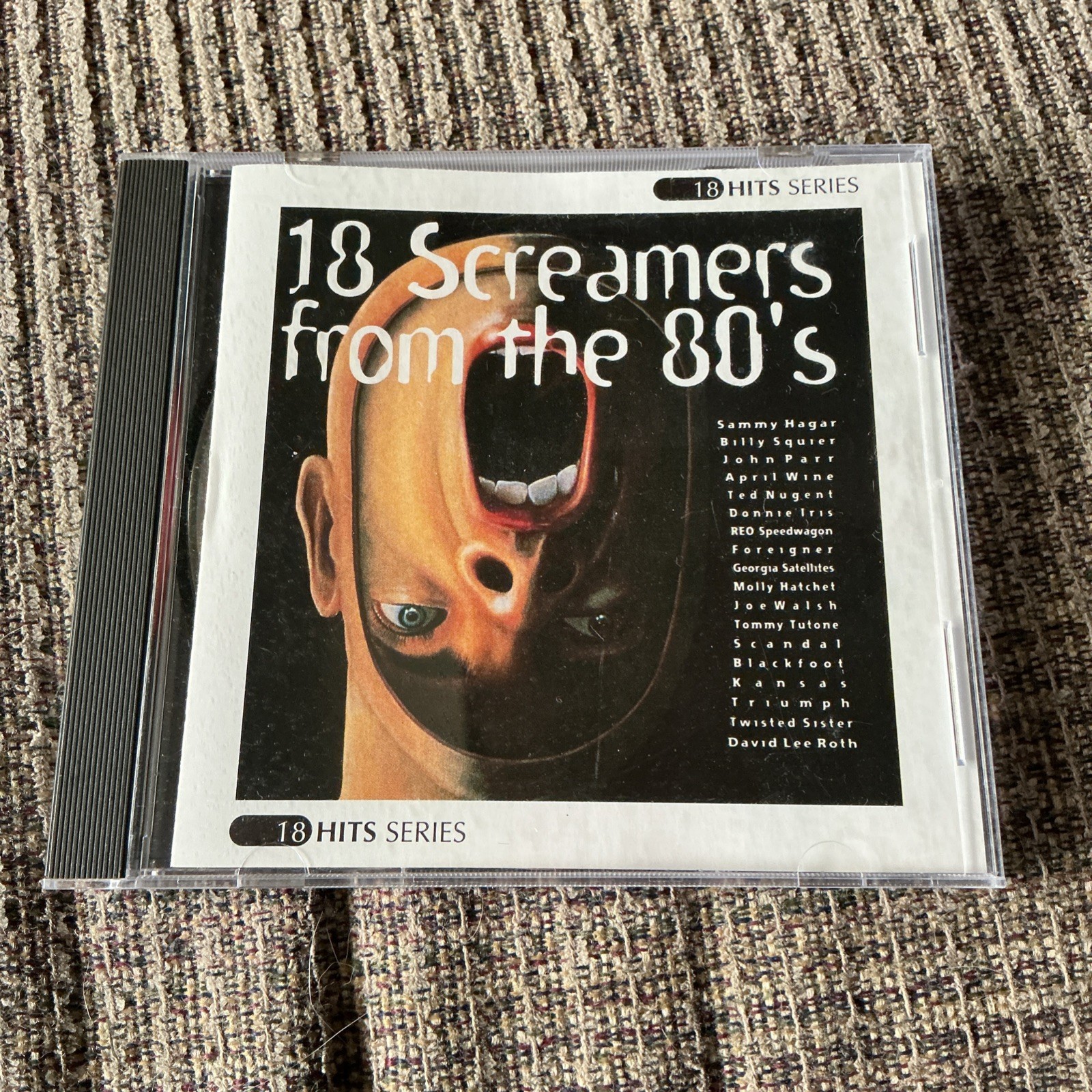 18 SCREAMERS FROM THE 80’S 18 HIT SERIES OOP CD WARNER BROS PRINT 18TRX