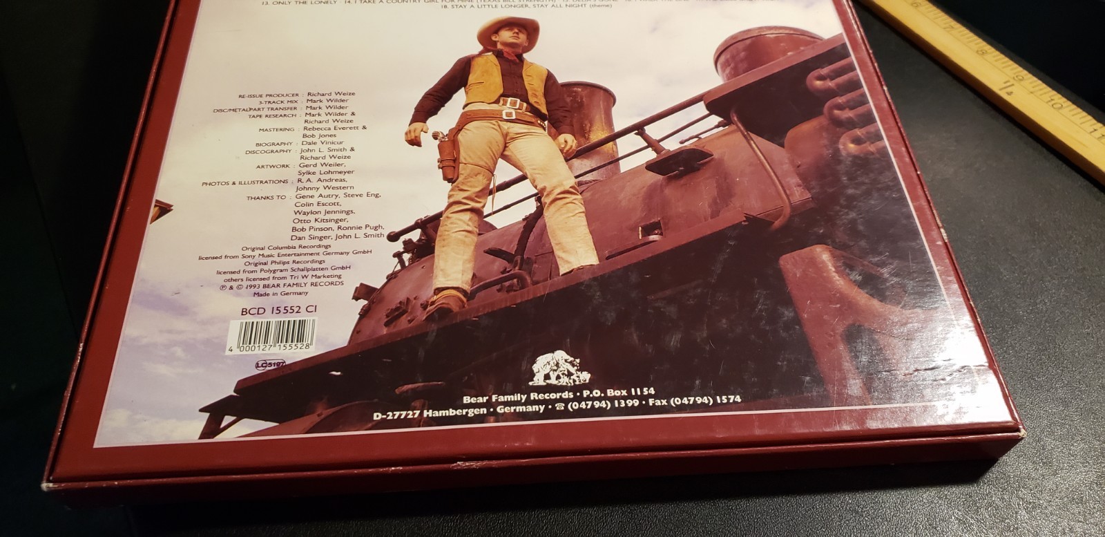 Johnny Western HEROES AND COWBOYS 3 CD Box Set W/Book Bear Family Records German