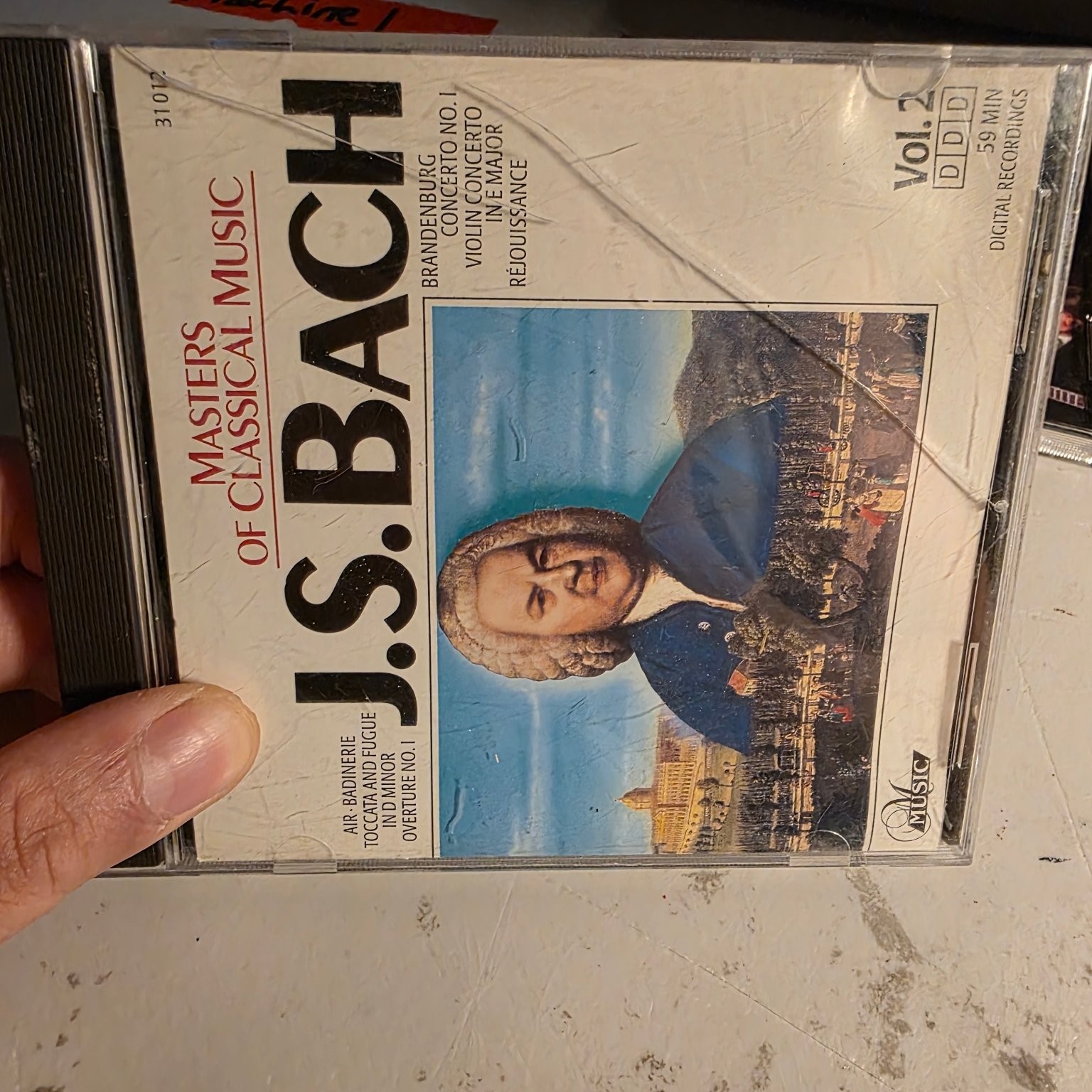 Masters of Classical Music J.S. Bach CD Vol. 2 59 Min DDD