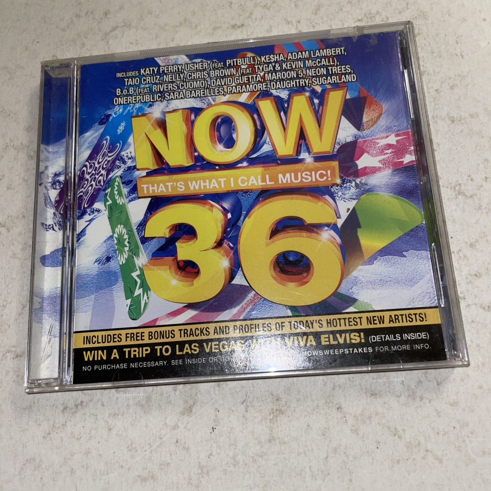NOW THAT’S WHAT I CALL MUSIC #36 (20 TRACK CD) 2010