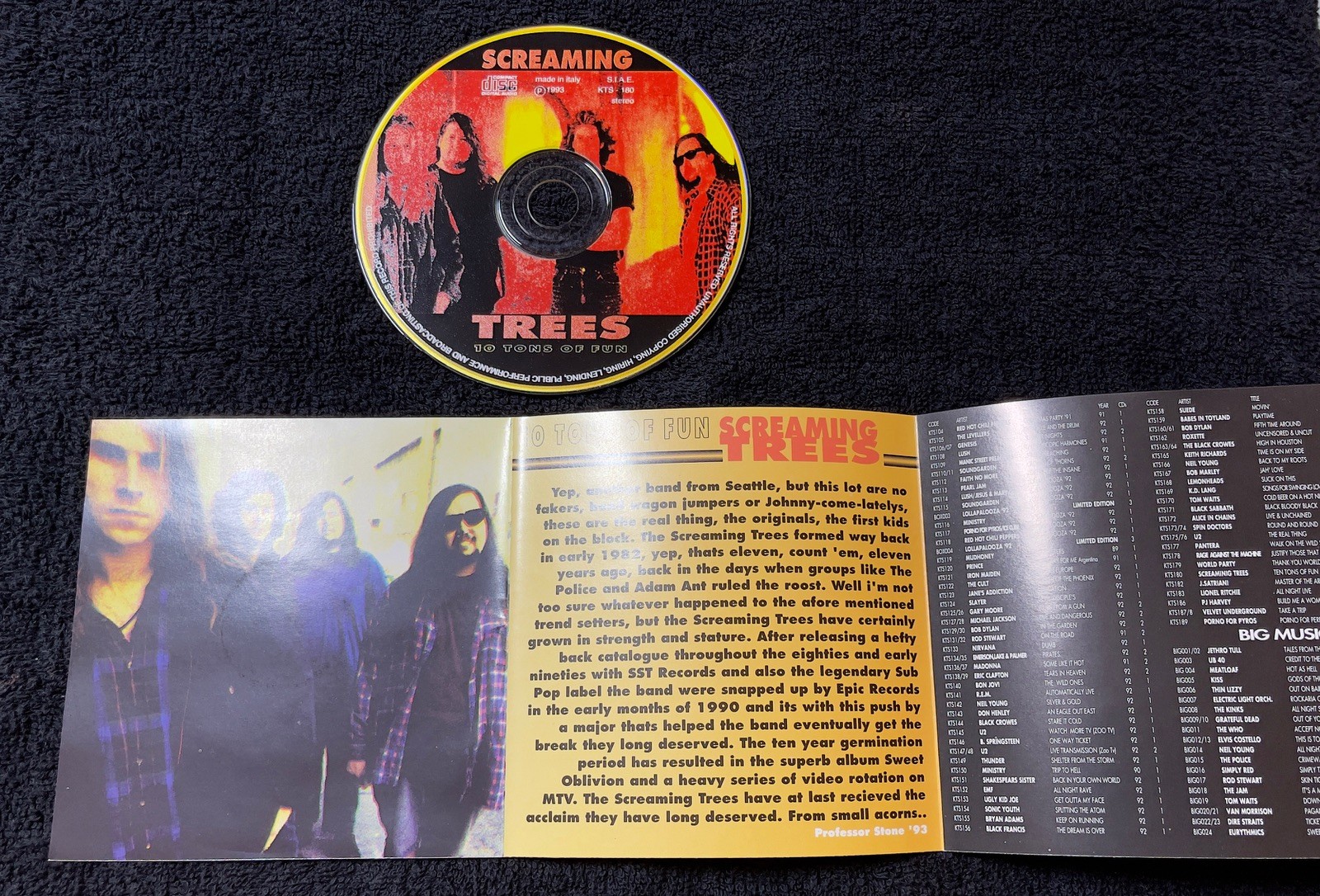 SCREAMING TREES – 3-CD LOT OF LIVE ALBUMS – 10 TONS OF FUN/WINTER SONGS/LIVE!