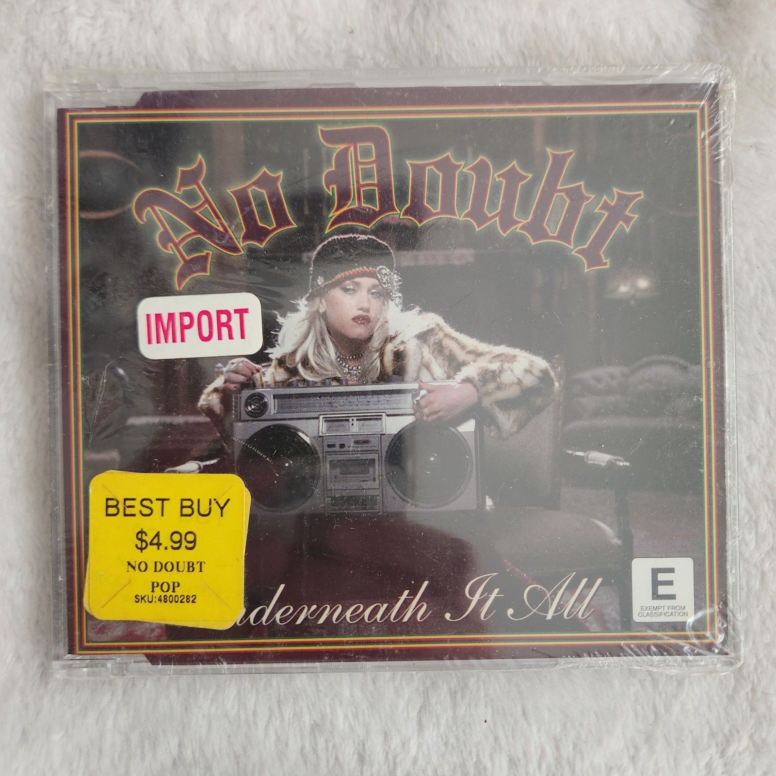 No doubt – underneath it all (Australian import) RARE! BRAND NEW! STILL SEALED!!