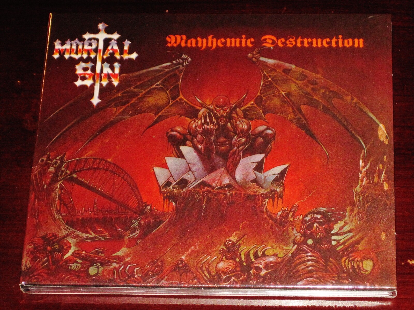 Mortal Sin: Mayhemic Destruction CD 2022 Reissue Dissonance Records Digipak NEW