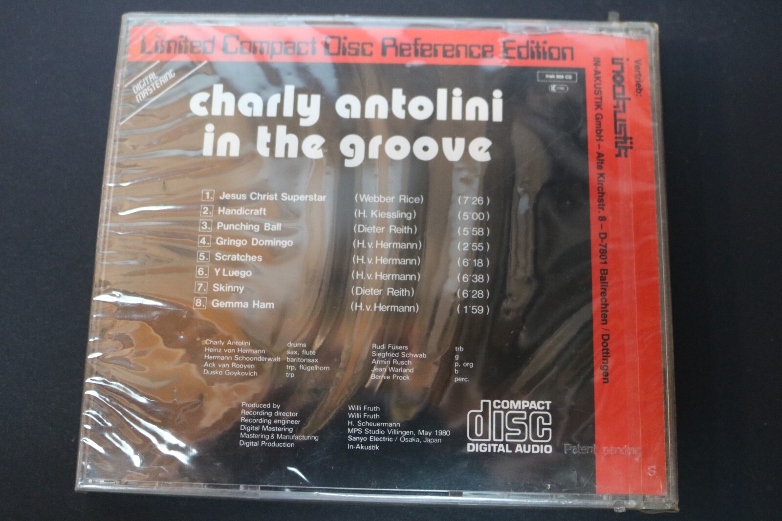 Charly Antolini In the groove “import version” New Factory Sealed