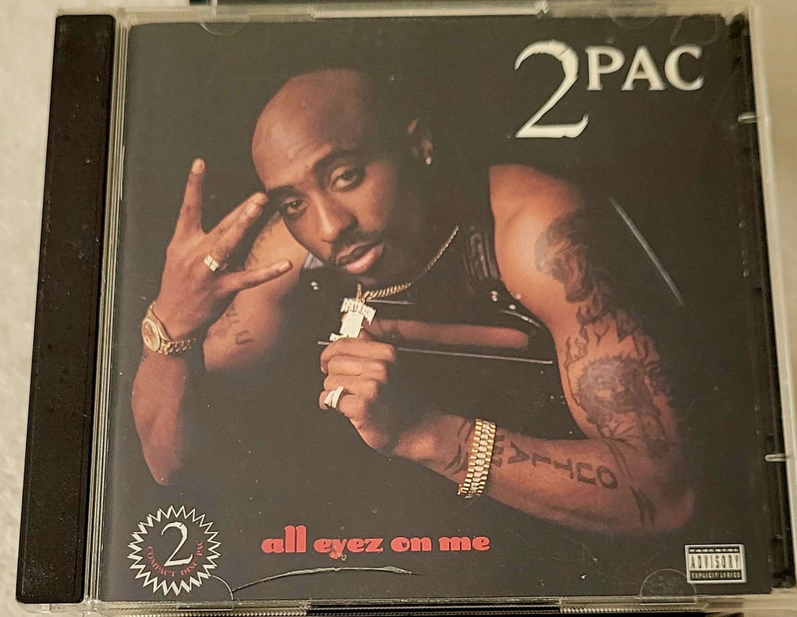 2Pac – All Eyez On Me [ 2 CD Disc 1996 Interscope/Death Row Records ] Vintage