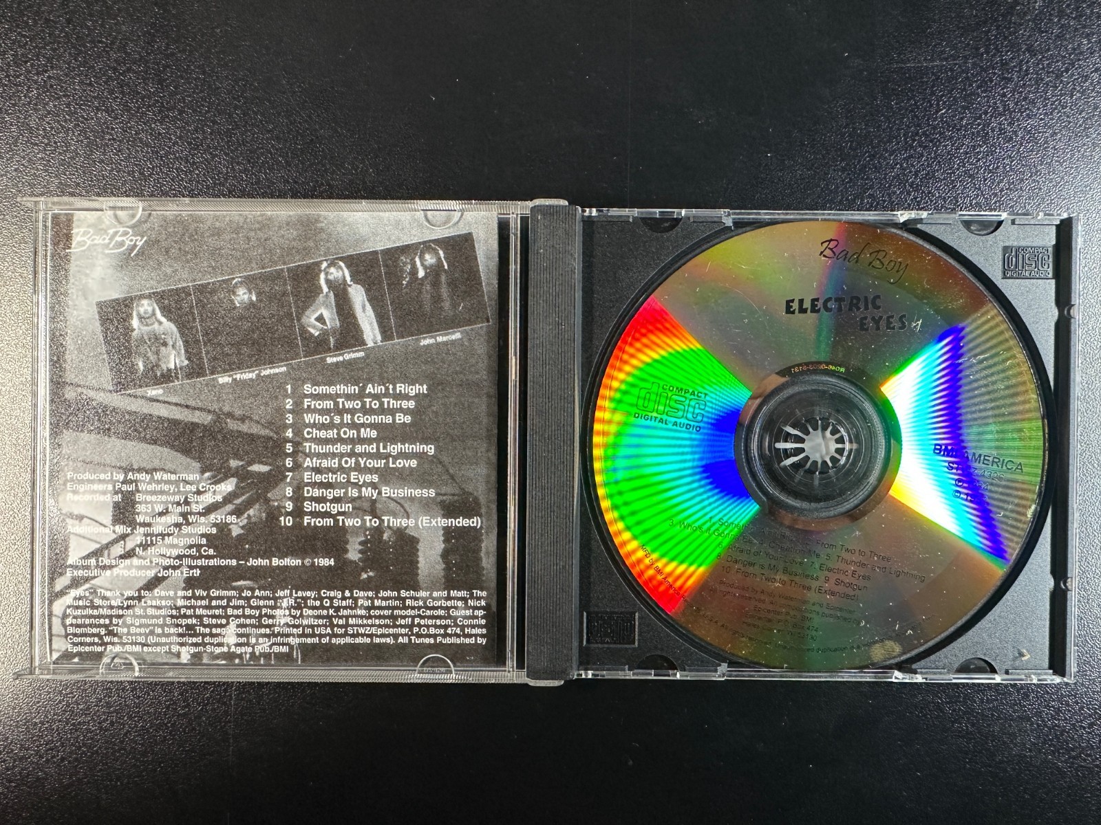 BAD BOY – Milwaukee rock – Best of Bad Boy, Private Party, Electric Eyes CDs.