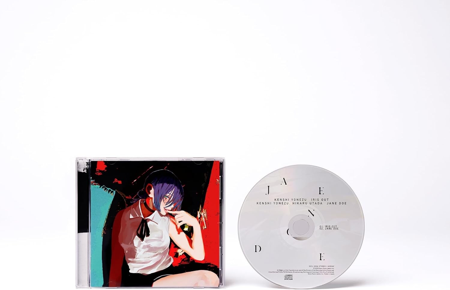 Kenshi Yonezu IRIS OUT / JANE DOE CD Japan Edition w/ OBI Ships From Japan