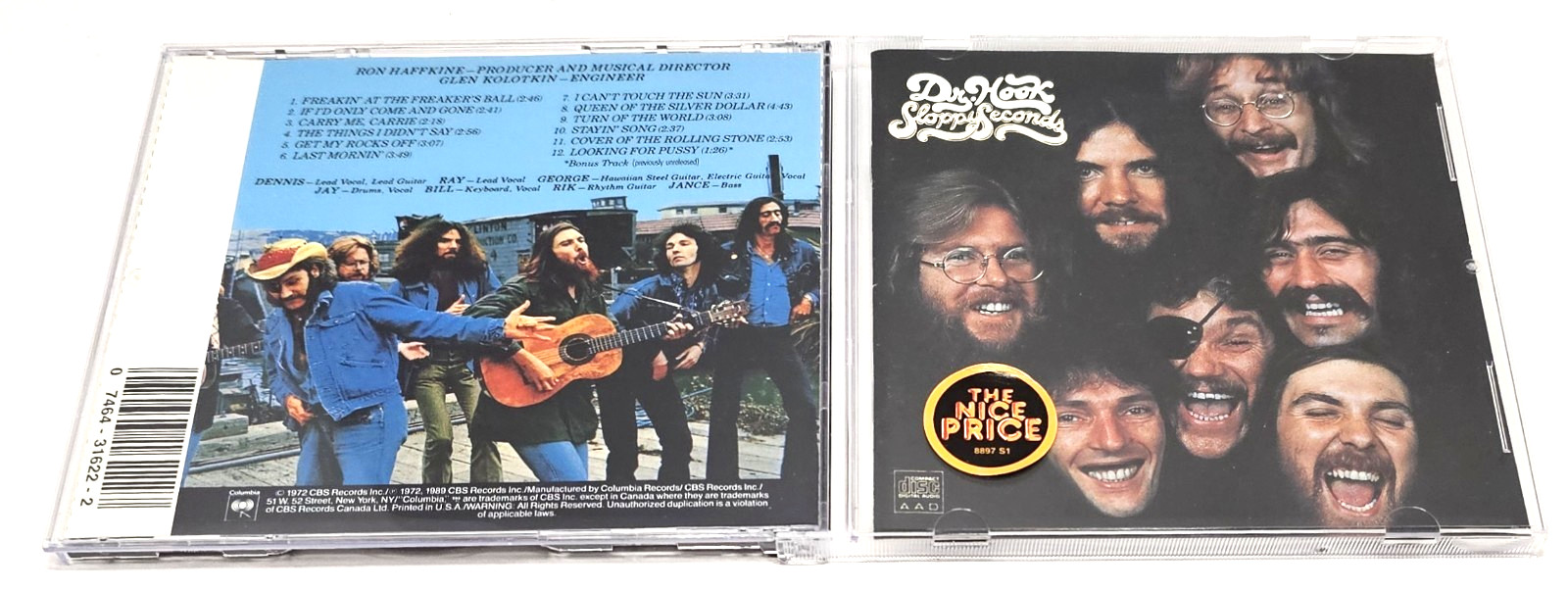 Dr. Hook & The Medicine Show Sloppy Seconds CD 1989 CK 31622 Bonus Track
