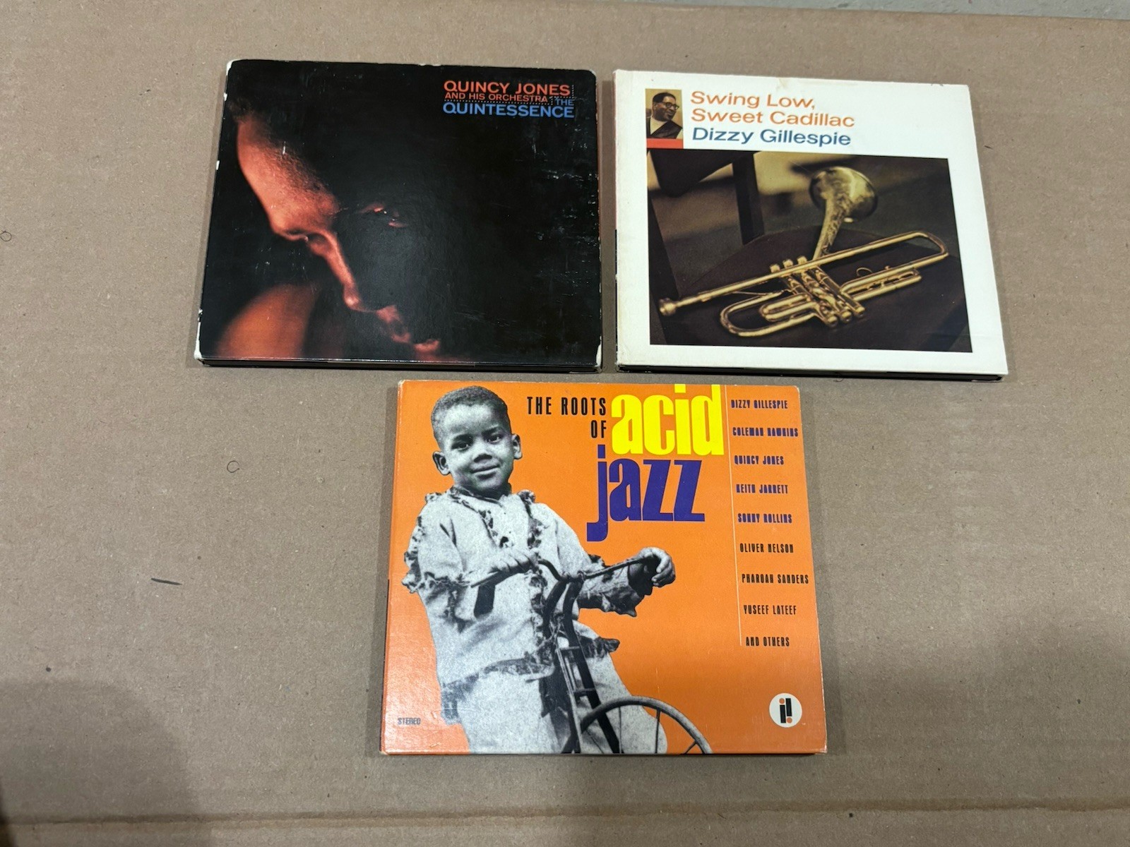 Impulse Digipak 90s CD Lot Dizzy Gillespie Quincy Jones Roots Of Acid Jazz