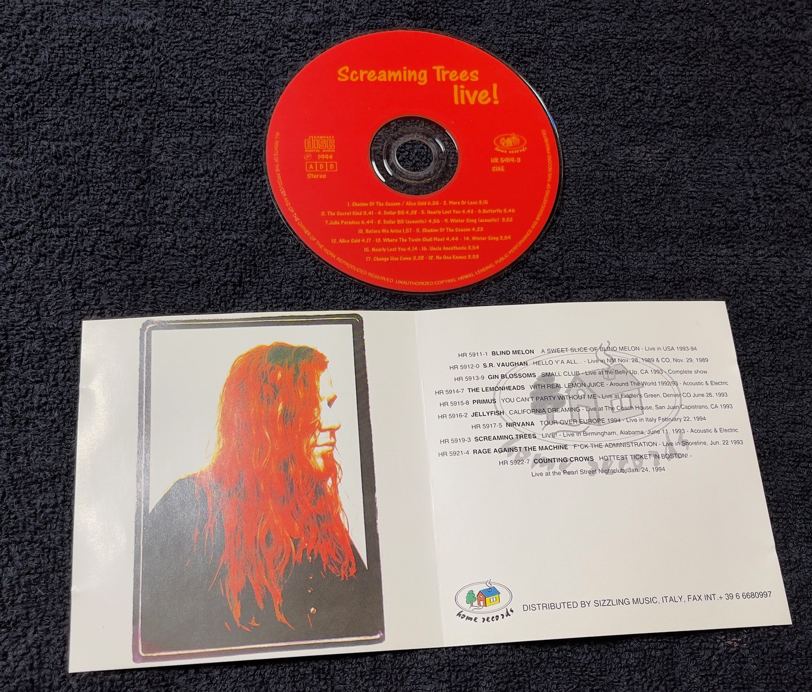 SCREAMING TREES – 3-CD LOT OF LIVE ALBUMS – 10 TONS OF FUN/WINTER SONGS/LIVE!