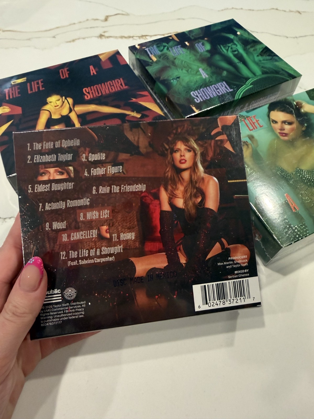Taylor Swift The Life of a Showgirl Deluxe CD Box Set Complete All 4 Sealed New