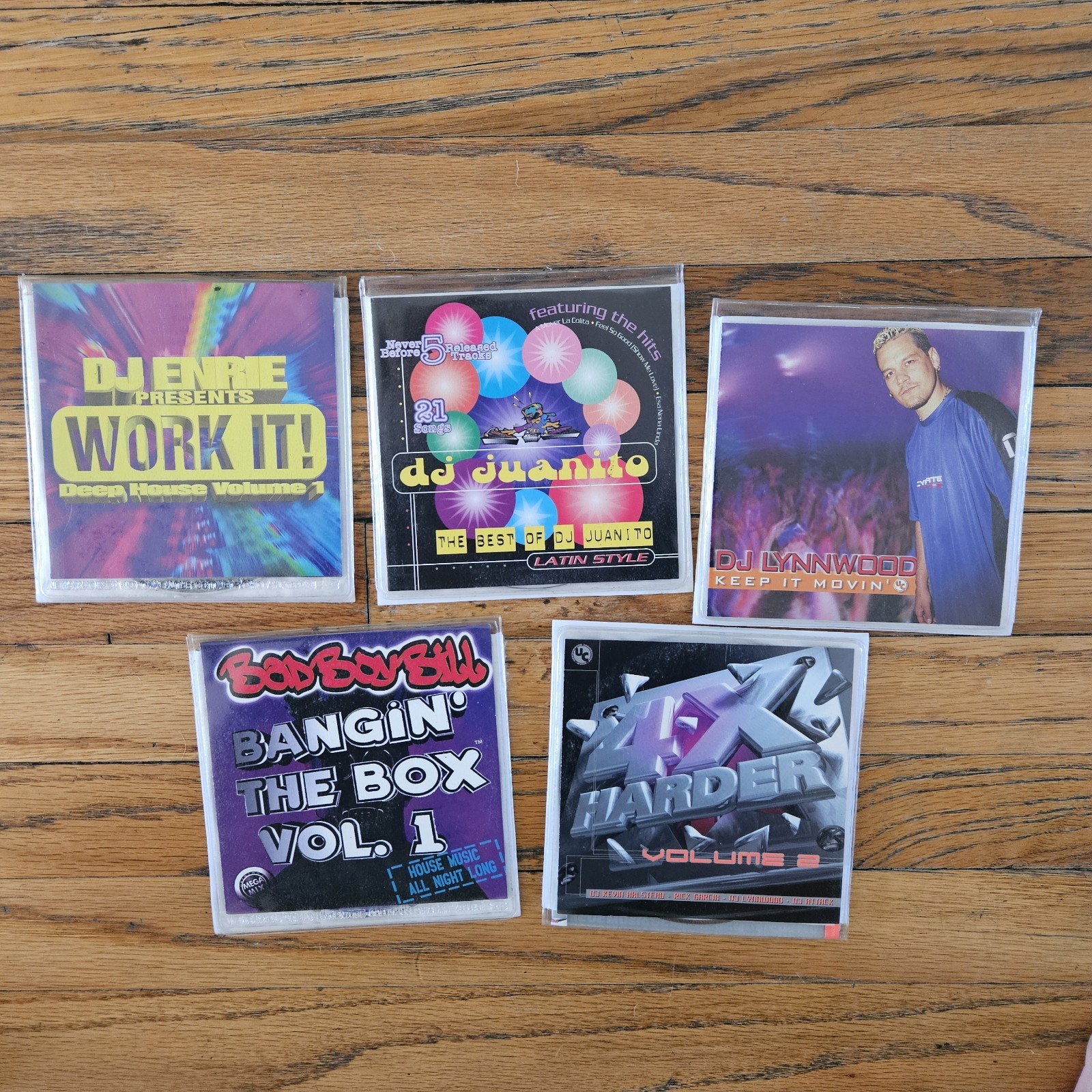 Vintage 1990s Set of House Music CD’s Bad Boy Bill, Bangin’ the Box Vol 1 & More