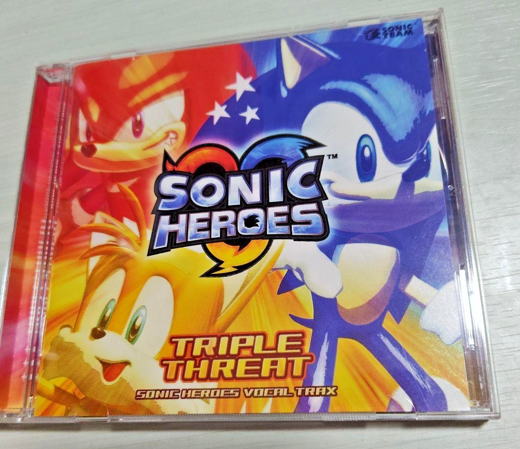 Sonic Heroes Triple Threat Vocal Trax CD Japan Used