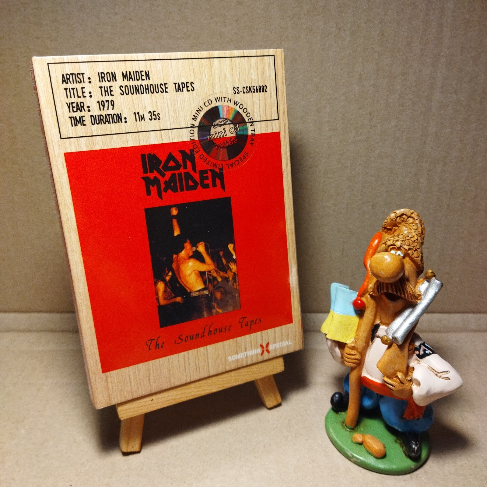 Iron Maiden – The Soundhouse Tapes (Wood Box, Mini-CD) SEALED!