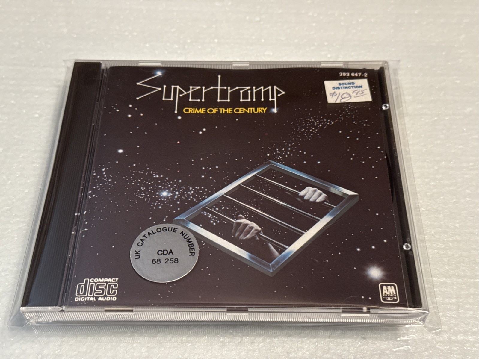 SUPERTRAMP – CRIME OF THE CENTURY WEST GERMANY CD [RARE VARIANT!] CDA 68258