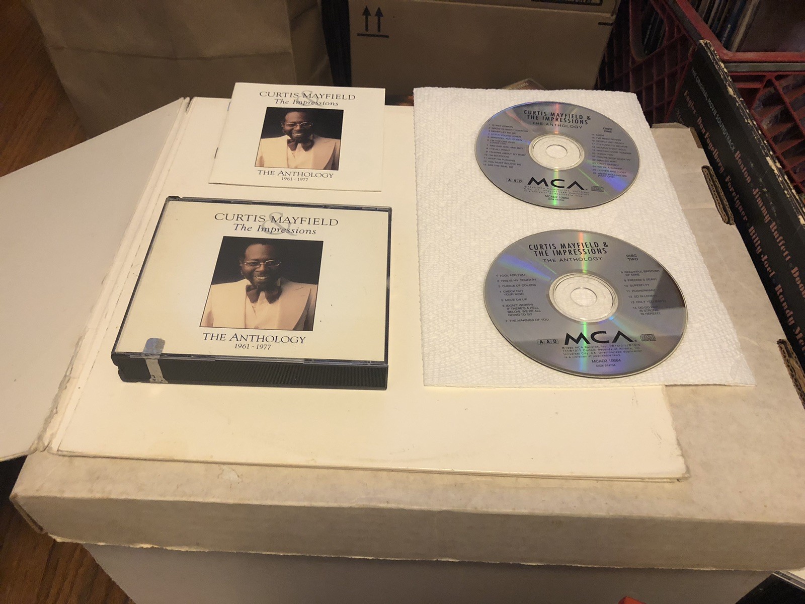 Curtis Mayfield & The Impressions – The Anthology 1961-1977 2-CD Soul Funk MCA