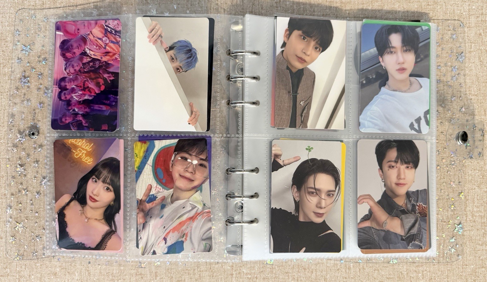 K-POP Lot: 10 Albums CDs/Posters/Cards & Photo Card Album-NCT,ATEEZ,Stray Kids,+