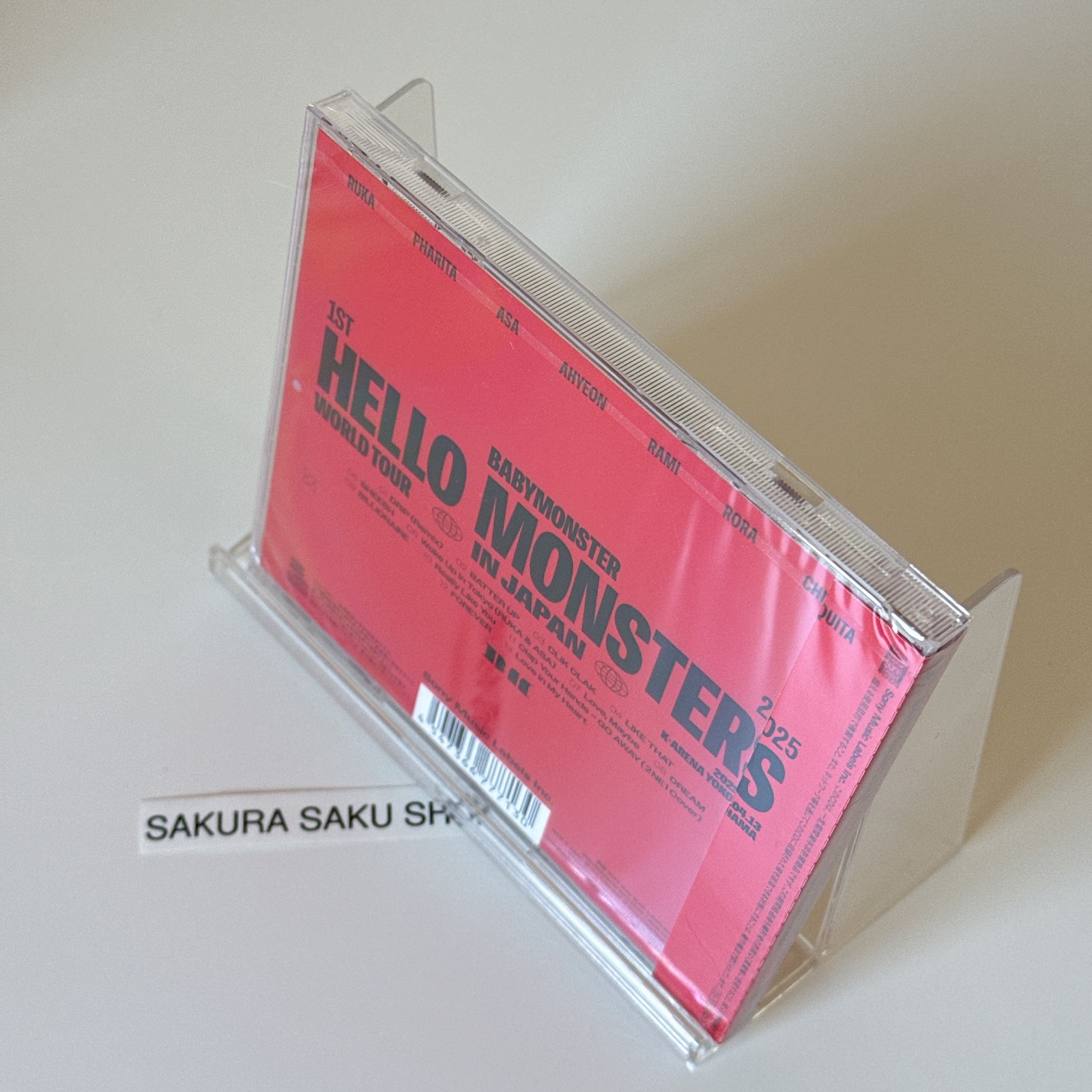 BABYMONSTER HELLO MONSTERS IN JAPAN 2025.04.13 K-ARENA CD Regular Edition