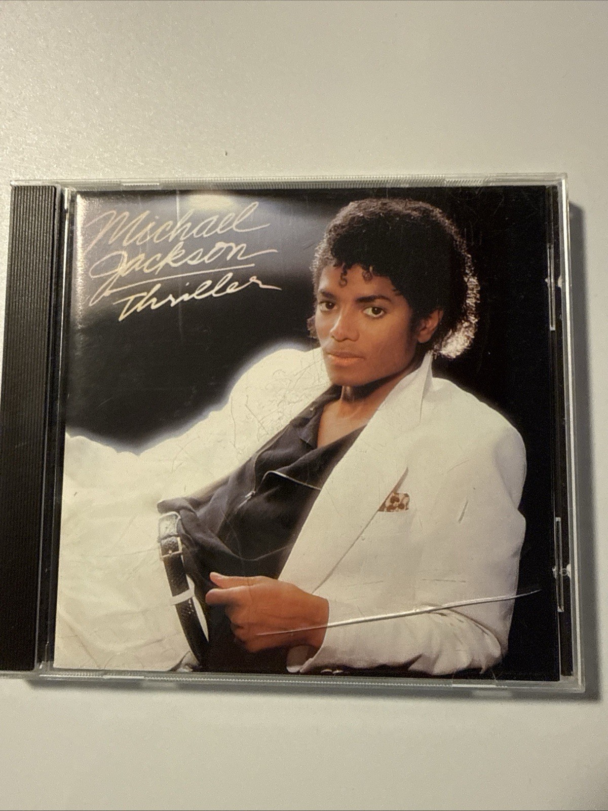 Thriller by Michael Jackson (CD, Jun-1983, Epic) EK 38112 Early Pressing Cracked