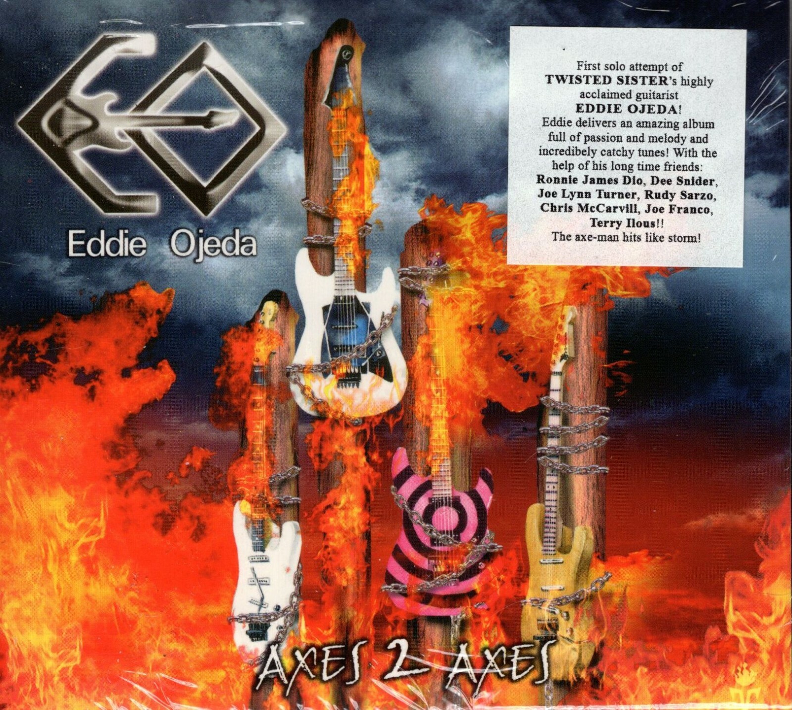 EDDIE OJEDA “Axes 2 Axes” (CD, 2006 Black Lotus) New, Sealed Twisted Sister