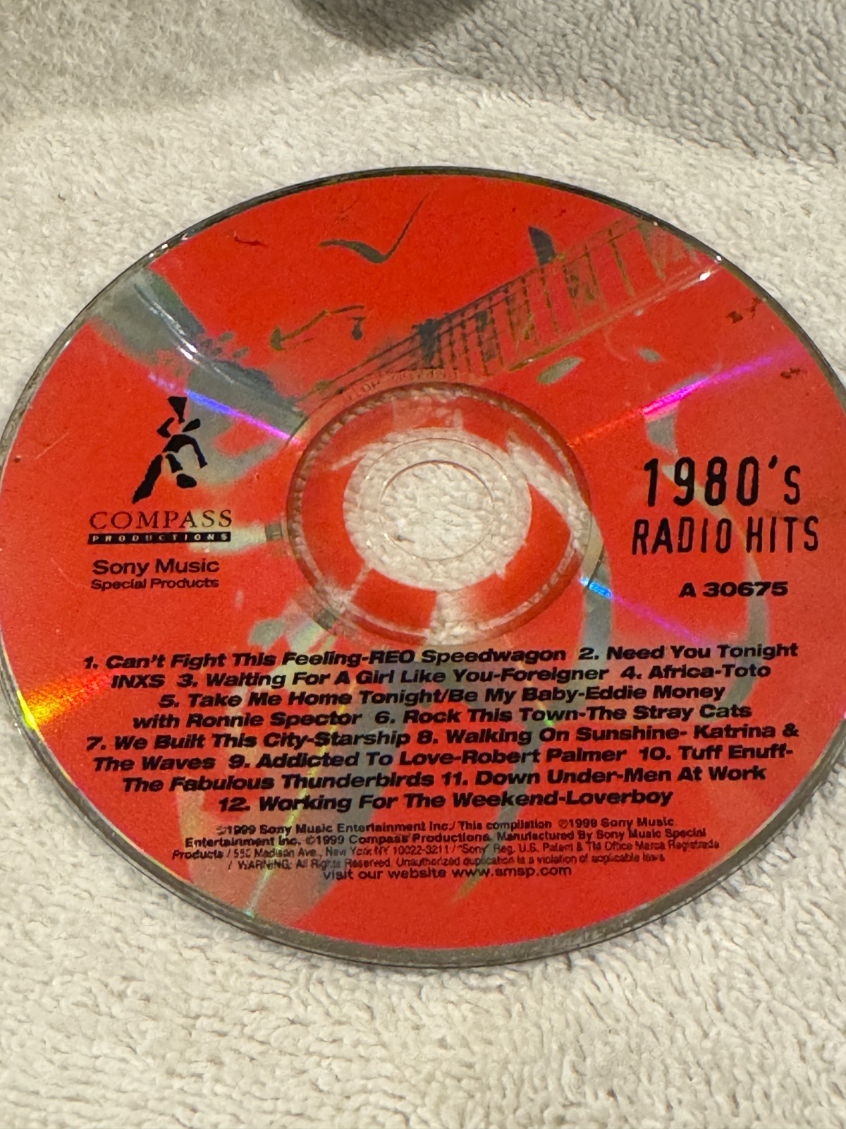 1980s Radio Hits CD – CD ONLY IN GOOD CONDITION!!!