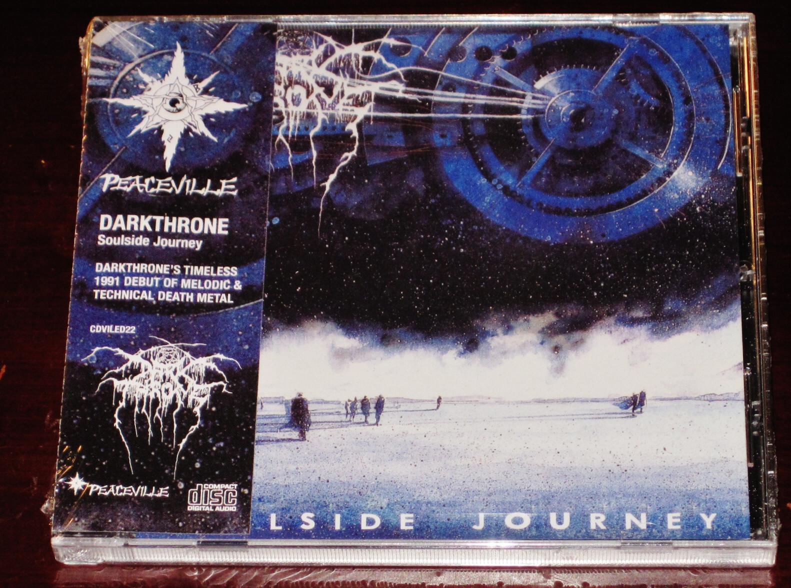 Darkthrone: Soulside Journey CD 2018 Reissue Peaceville UK CDVILED22 OBI NEW