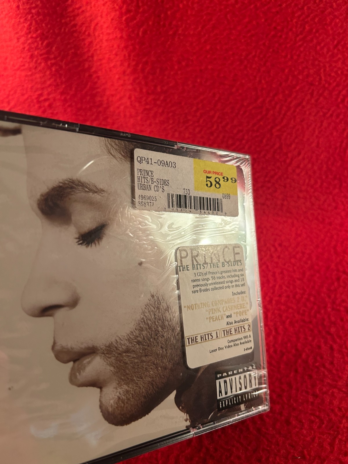 The Hits & B-Sides by Prince CD 1993 BRAND NEW SEALED Nothing Compares 2 U USA