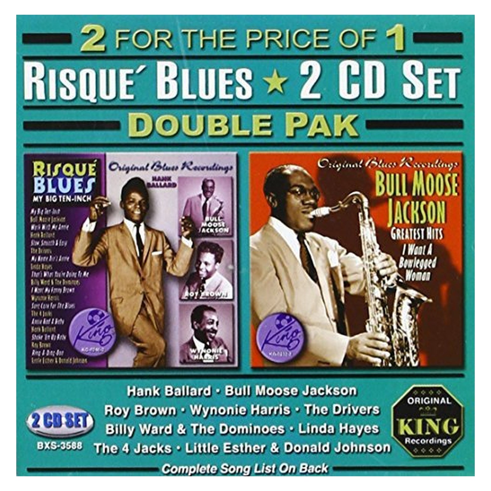 Various Artists – Risque Blues Double Pak / Various CD